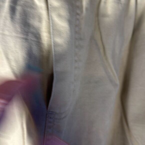 Vintage OP Ocean Pacific Tan Shorts Mens Size L Large Elastic Waist Drawstring - Picture 4 of 9